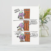 Eieren genoemd voor onze paaseihunt kaart (Staand voorkant)