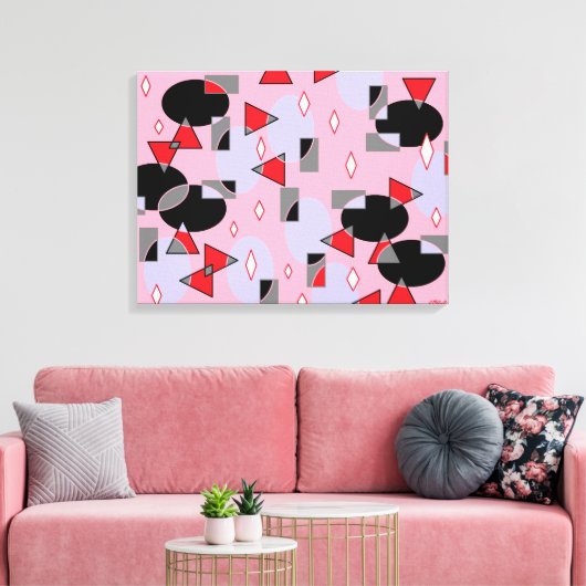 Eieren gerooid canvas afdruk (Insitu (Woonkamer))