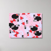 Eieren gerooid canvas afdruk (Voorkant)