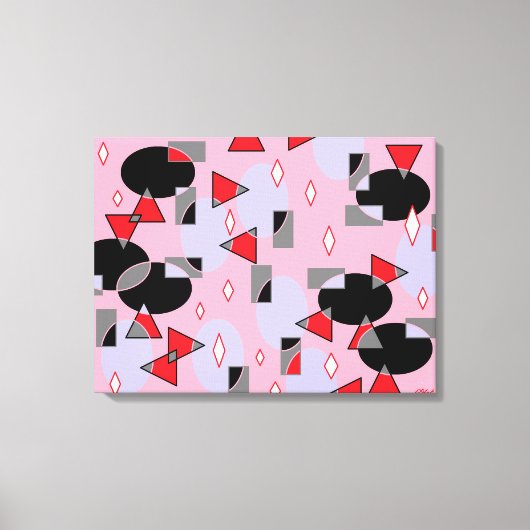 Eieren gerooid canvas afdruk (Voorkant)