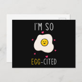 Eieren gesponnen eieren briefkaart (Voorkant / Achterkant)