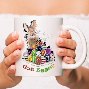 Eieren? Grappige Paashaas Eieren Koffiemok