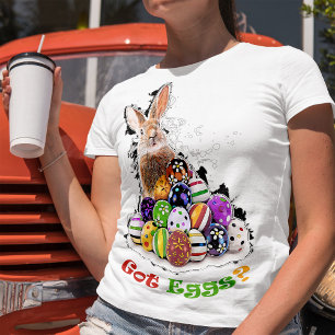 Eieren? Grappige paashaas-eieren T-shirt