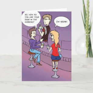 Eieren in de ochtend: grappig Wenskaart Kaart