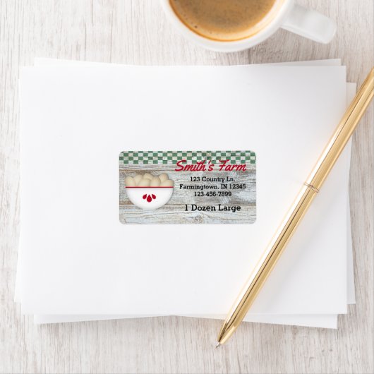 Eieren in het land Eigen productlabel Etiket (Insitu)