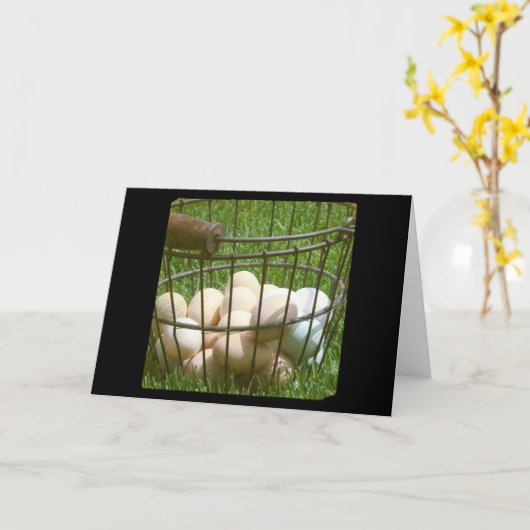 Eieren Kaart (Gele Bloem)