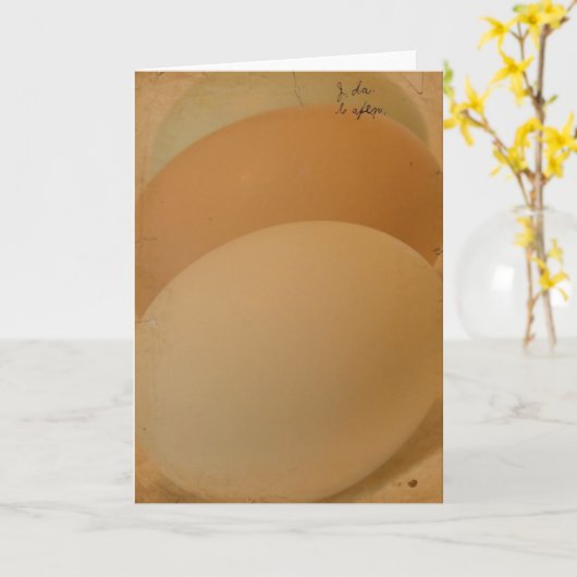 Eieren Kaart (Gele Bloem)