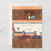 Eieren Keukenruitjes Roodbloem Heart Weddenschap Kaart (Voorkant)