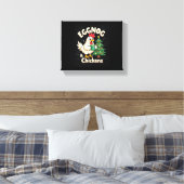 Eieren & kippen canvas afdruk (Insitu (Slaapkamer))