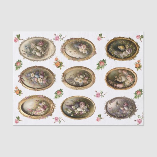 Eieren Lijsten Tissuepapier (Voorkant)