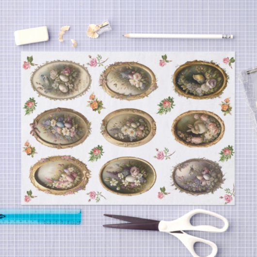 Eieren Lijsten Tissuepapier (Craft)