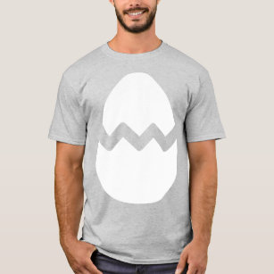 Eieren met barst t-shirt