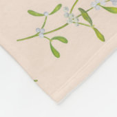 Eieren Mistletoe Winter Fleece Deken (Hoek)