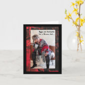 Eieren of iets anders Gevouwen Wenskaart Kaart (Gele Bloem)