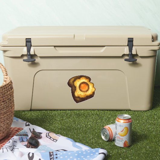 Eieren op de Sticker Toast (Koeler)