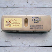 Eieren, op maat gesneden etiket