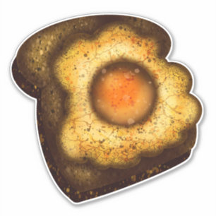 Eieren op Toast Sticker