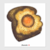 Eieren op Toast Sticker (Vel)