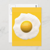 Eieren over Easy Briefkaart (Voorkant / Achterkant)