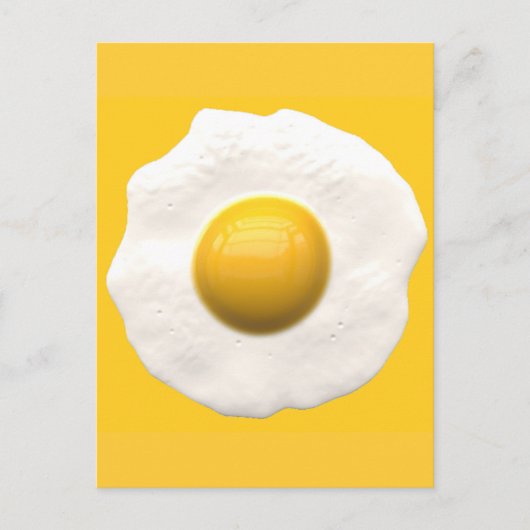 Eieren over Easy Briefkaart (Voorkant)