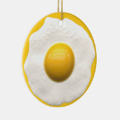 Eieren over Easy Keramisch Ornament (Rechts)