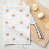 Eieren patroon theedoek (Quarter Fold)