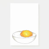 Eieren, picknickvoedingswaren en eieren in ongewij post-it® notes (Voorkant)