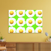 Eieren, pop, kalkvormig canvas afdruk (Insitu (Woonkamer))