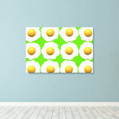 Eieren, pop, kalkvormig canvas afdruk (Insitu (Houten vloer))