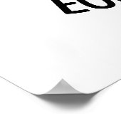 Eieren-quise Funny Exquise Egg Pun Poster (Hoek)