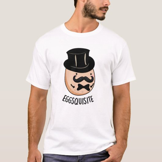 Eieren-quise Funny Exquise Egg Pun T-shirt (Voorkant)