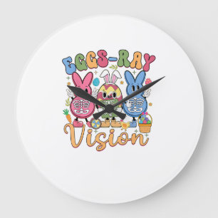 Eieren Ray Visie Gelukkige Pasen Xray Technicus R Grote Klok