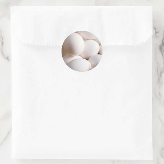 Eieren Ronde Sticker (Tas)