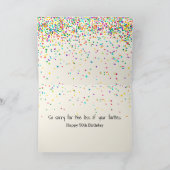 Eieren Rouw voor 50ste verjaardag Kaart (Binnen)