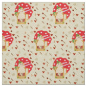 Eieren Stoffen (Cream en Rood) Kerst Stoffen (Swatch)