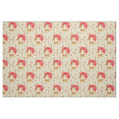 Eieren Stoffen (Cream en Rood) Kerst Stoffen (Fat Quarter)