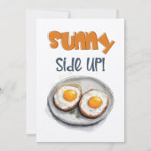 Eieren Sunny Side Up فطور صحي ب ي ض ع ي و ن Kaart (Voorkant)