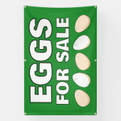 Eieren te koop Banner (Verticaal)