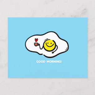 Eieren, tot op de ochtend briefkaart