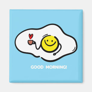 Eieren, tot op de ochtend magneet