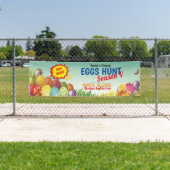 Eieren - Tuntbanner voor paasfeest Spandoek (Insitu)