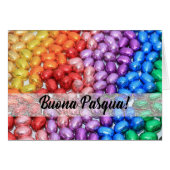 Eieren van de soort Buona Pasqua Chocolate (Voorkant Horizontaal)