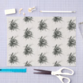 EIEREN VAN DOUANESTBIETTEN IN HET NEST TISSUEPAPIER (Craft)