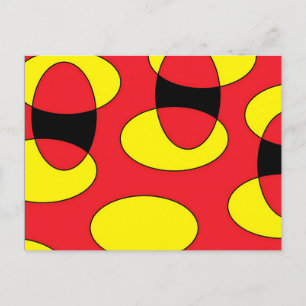 Eieren van een Demon - Ken Gage Abstracte Kunst Briefkaart