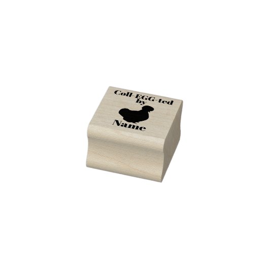 Eieren van kind - Silkie Bantam Rubberstempel (Stempel)
