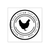 Eieren van kippenboerderij rubberstempel (Afrduk)