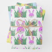 Eieren van konijnenooster inpakpapier vel (In situ)