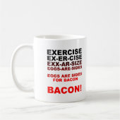 Eieren voor Bacon Funny Mug Koffiemok (Links)