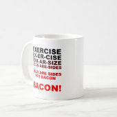 Eieren Voor Bacon Grappige Mok (Voorkant links)