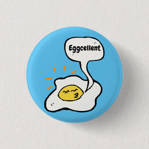 Eieren Zonnig Niet Omgekeerd Ronde Button 3,2 Cm
